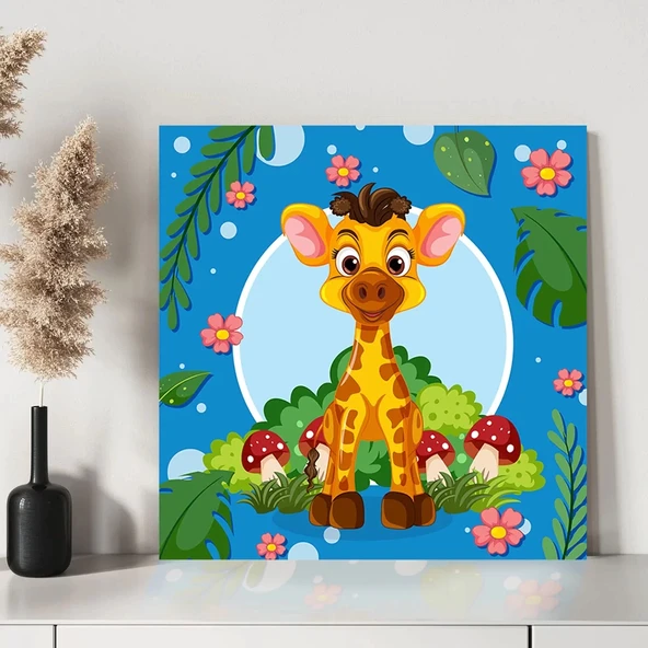 Renkli Orman Kanvas Tablo - Resim 3