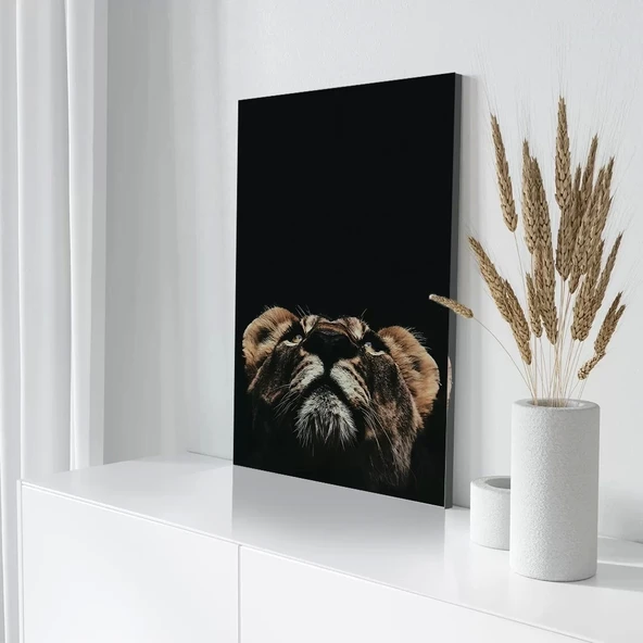 Minik Aslan Kanvas Tablo - Resim 3