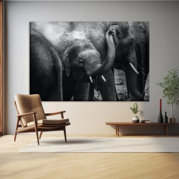 Yaban Hayatı Dokunuşu Kanvas Tablo ürün görseli