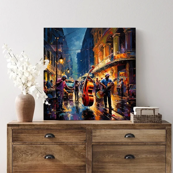 Işıltılı Geceler Kanvas Tablo - Resim 2