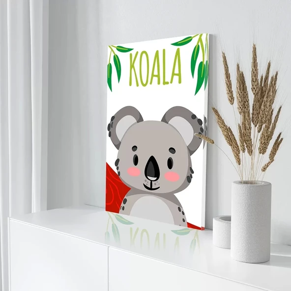 Uyku Zamanı Koala Kanvas Tablo - Resim 3