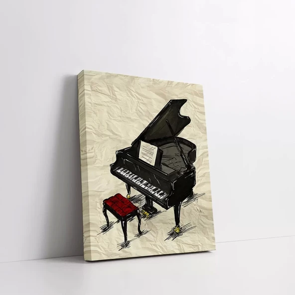 Duygusal Çello Kanvas Tablo - Resim 3