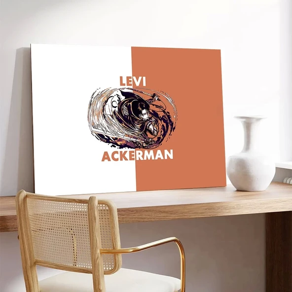 Attack On Titan Levi Kanvas Tablo - Resim 3