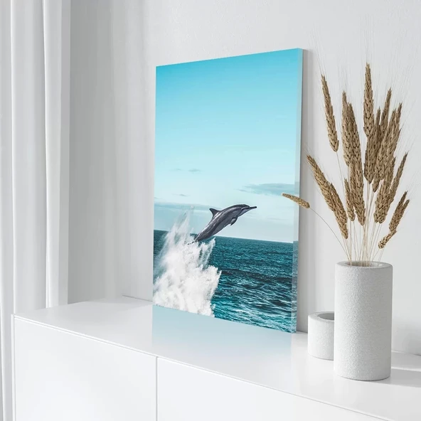 Yunus Balığı Kanvas Tablo - Resim 3