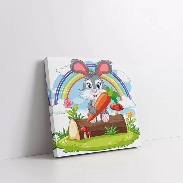 Ormanda Eğlence Kanvas Tablo - Resim 2