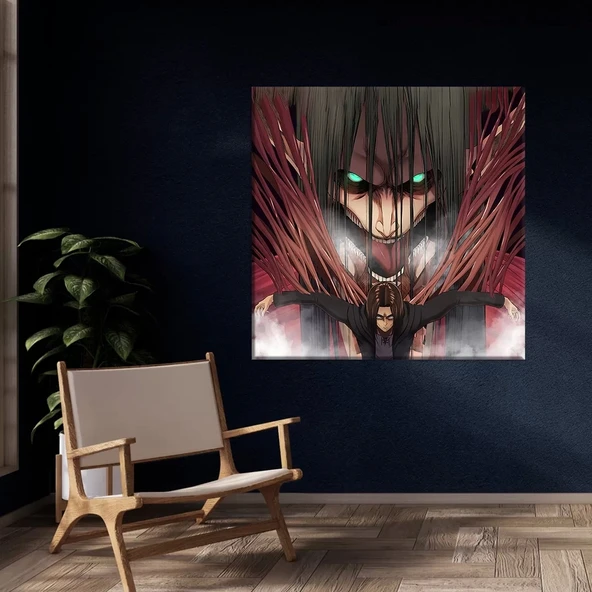 Attack On Titan Kanvas Tablo ürün görseli