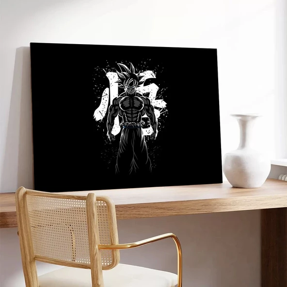 Yazılı Dragon Ball Kanvas Tablo - Resim 3