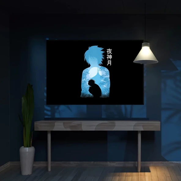 Mavi Anime Kanvas Tablo ürün görseli