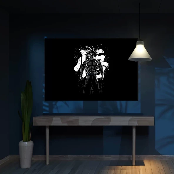 Yazılı Dragon Ball Kanvas Tablo ürün görseli
