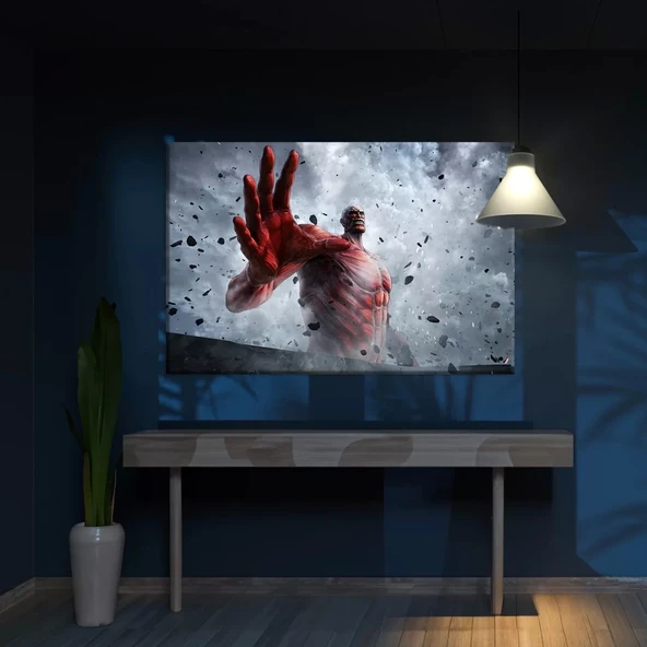 Attack On Titan Dev Kanvas Tablo ürün görseli