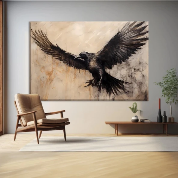 Uçan Kartal Kanvas Tablo ürün görseli
