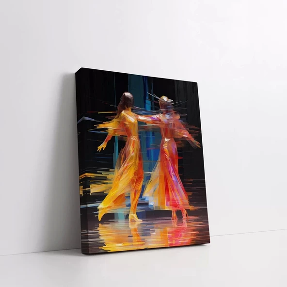 Hareketin Sanatı Kanvas Tablo - Resim 3