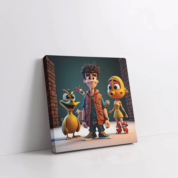 Macera Takımı Kanvas Tablo - Resim 2