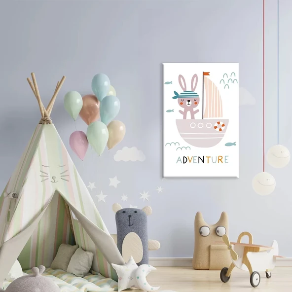 Küçük Kaşif Kanvas Tablo ürün görseli