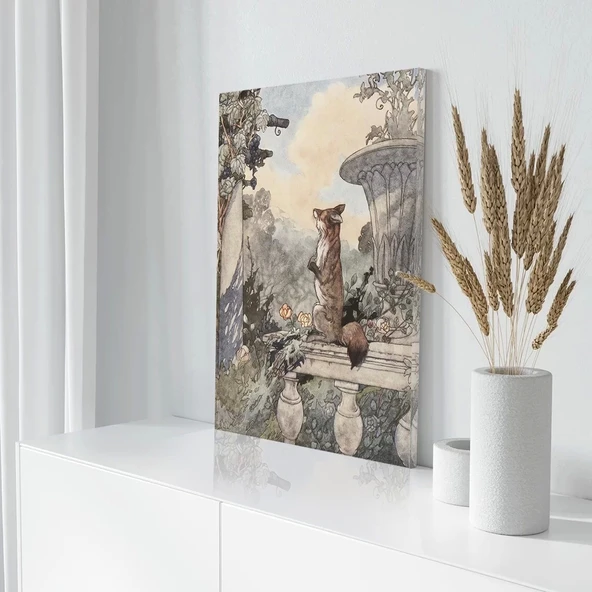 Kedinin Yaratılışı Kanvas Tablo - Resim 3