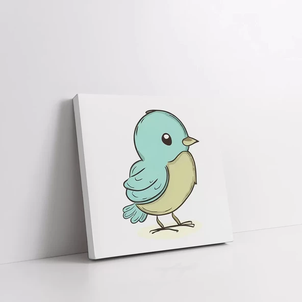 Mutlu Kuş Kanvas Tablo - Resim 2