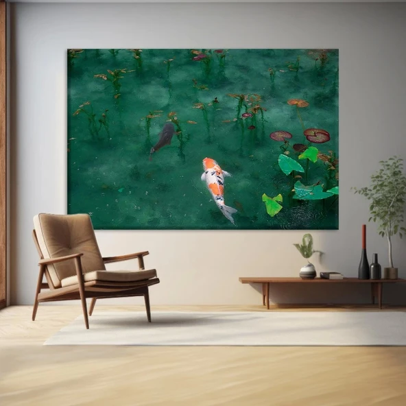 Göletin Sakinleri Kanvas Tablo ürün görseli