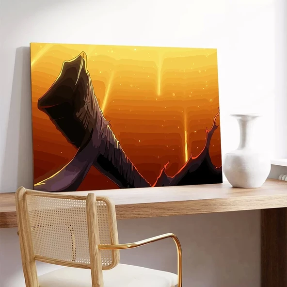 Anime Gökyüzü Kanvas Tablo - Resim 3