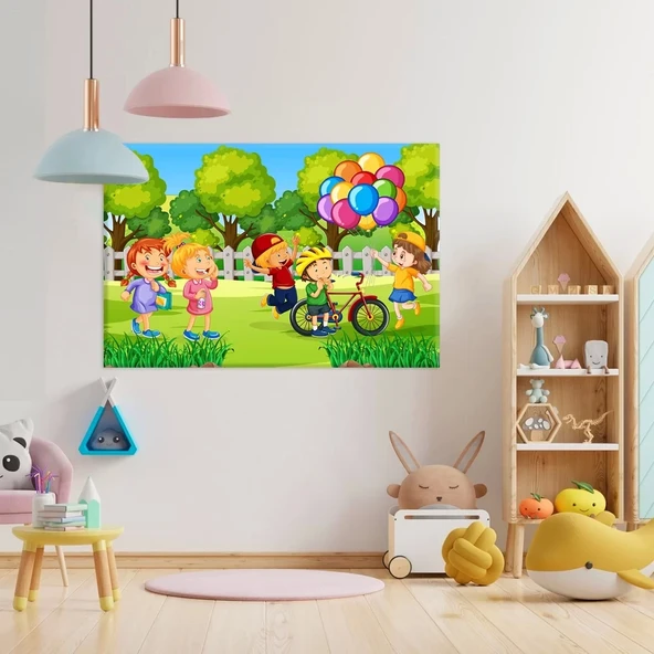 Balon Festivali Kanvas Tablo ürün görseli