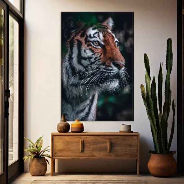 Vahşi Kaplan Kanvas Tablo ürün görseli