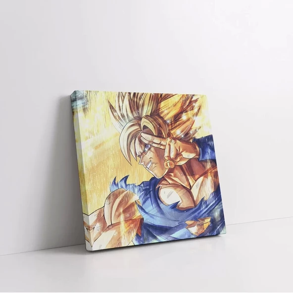Dragon Ball Sarı Kanvas Tablo - Resim 2