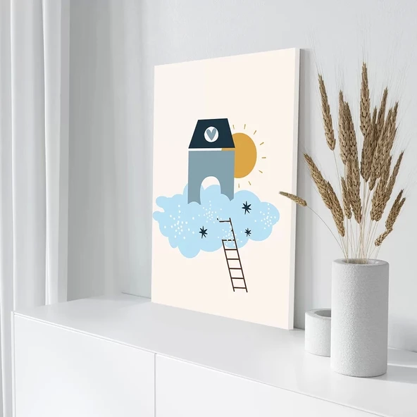 Bulutlara Doğru Kanvas Tablo - Resim 3