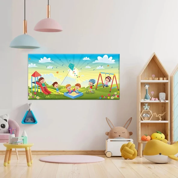 Çocuk Bahçesi Kanvas Tablo ürün görseli