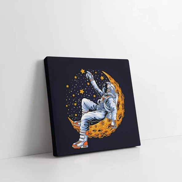 Yıldızların Altında Kanvas Tablo - Resim 2
