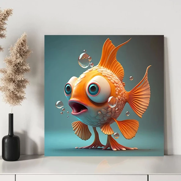 Denizaltı Arkadaşlar Kanvas Tablo - Resim 3