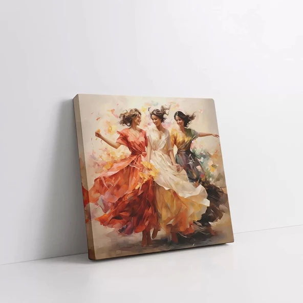 Flamenko Tutkusu Kanvas Tablo - Resim 3