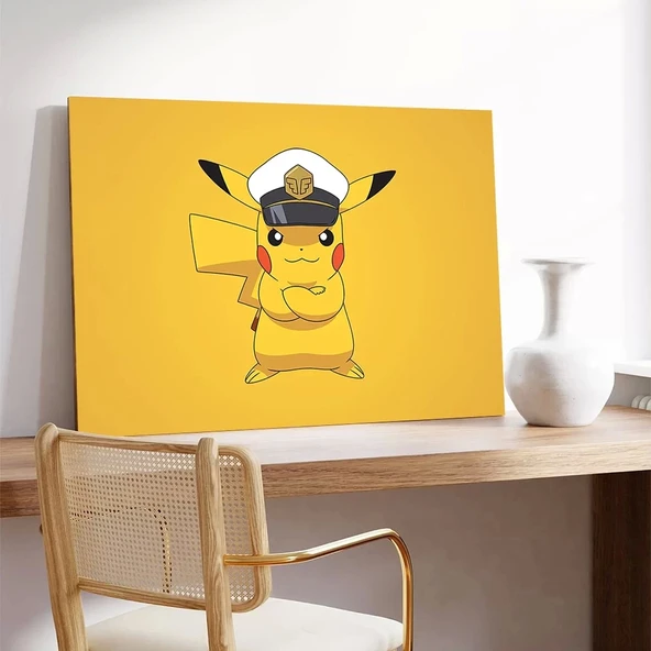 Denizci Pikachu Kanvas Tablo - Resim 3