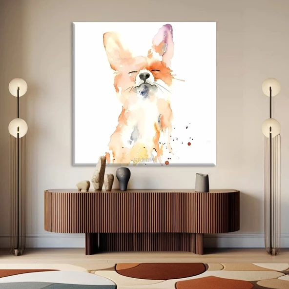 Terrier Köpek Kanvas Tablo ürün görseli