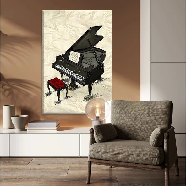 Duygusal Çello Kanvas Tablo ürün görseli