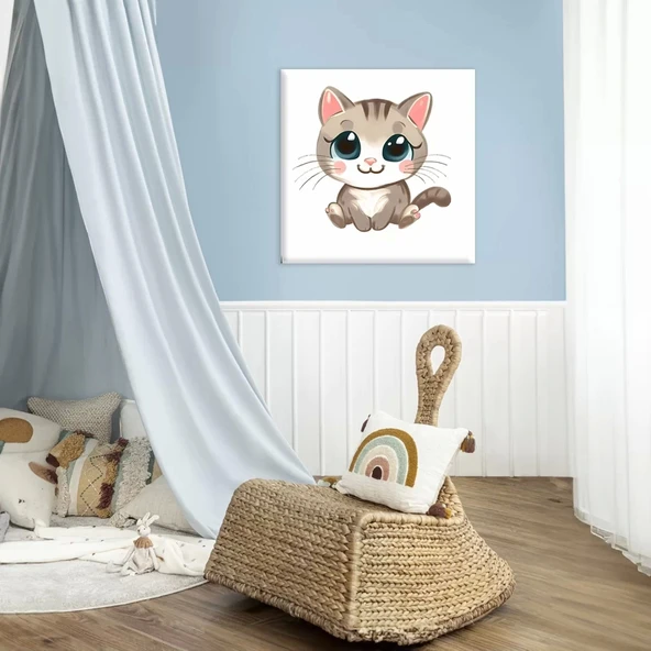 Yaramaz Kedi Kanvas Tablo ürün görseli