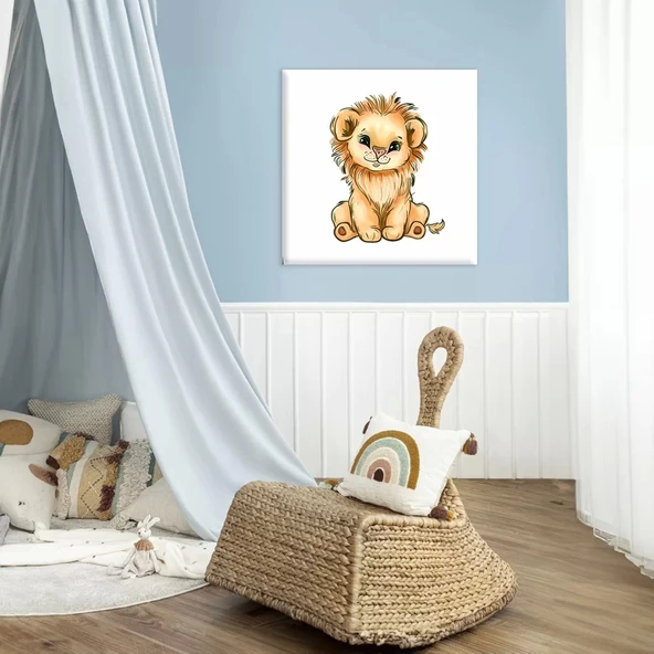 Aslan Yavrusu Kanvas Tablo ürün görseli