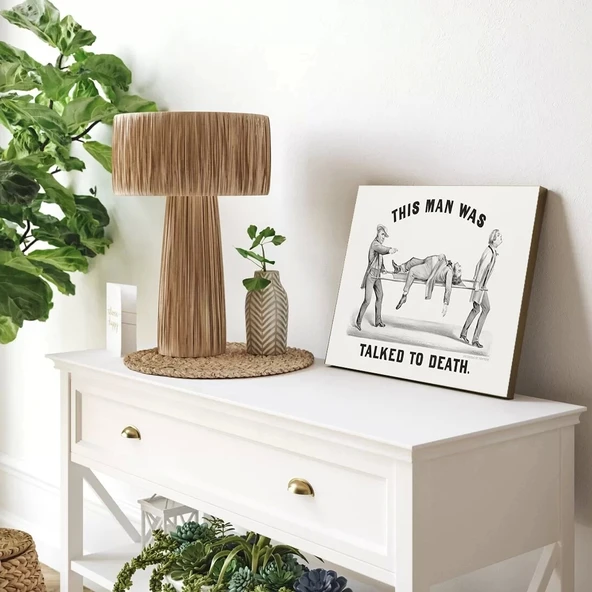 This Man Was Kanvas Tablo - Resim 3