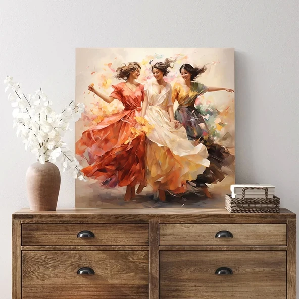 Flamenko Tutkusu Kanvas Tablo - Resim 2