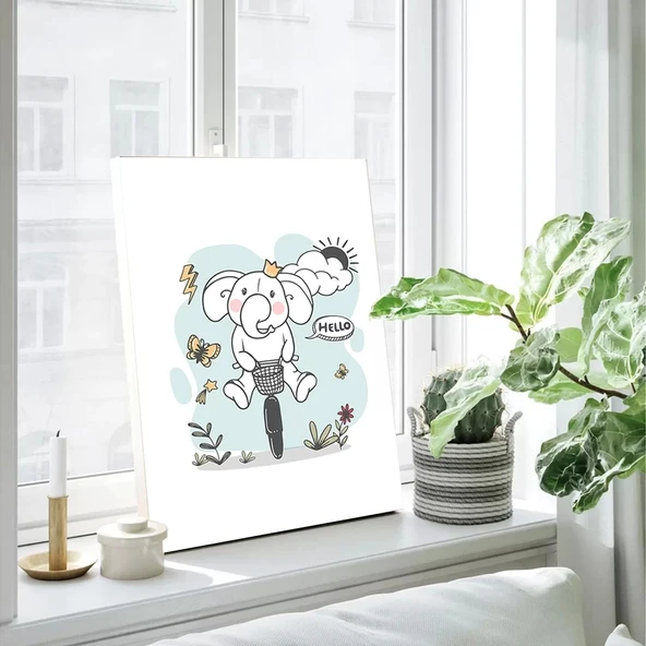 Fil Şenliği Kanvas Tablo - Resim 3