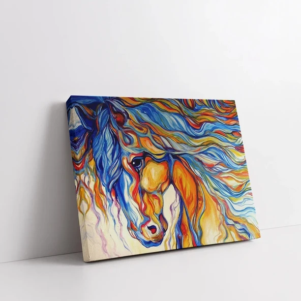 At Figürleri Kanvas Tablo - Resim 2