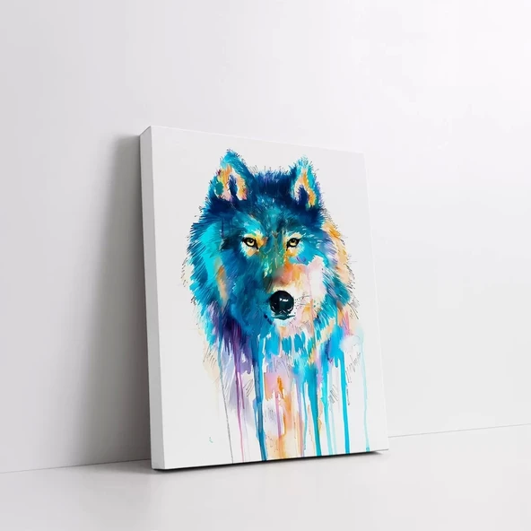 Sibirya Kurdu Kanvas Tablo - Resim 2