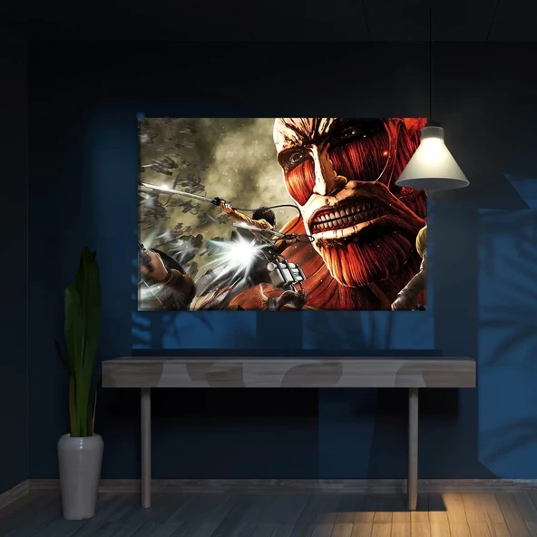 Attack On Titan Kanvas Tablo ürün görseli