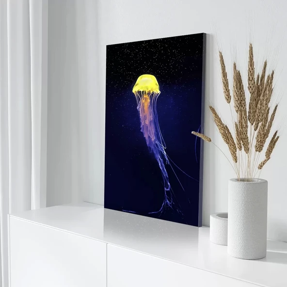 Renkli Deniz Anası Kanvas Tablo - Resim 3