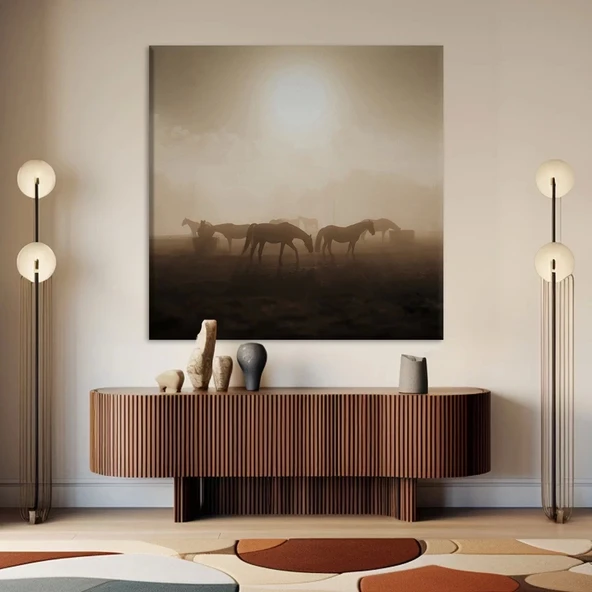 Serengeti Alacakaranlığı Kanvas Tablo ürün görseli