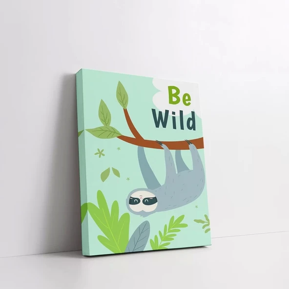 Daldaki Meraklı Kanvas Tablo - Resim 2