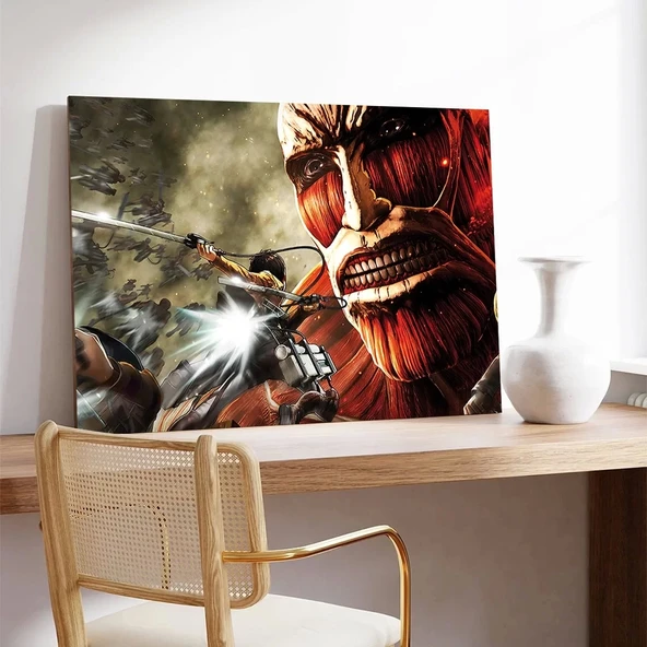 Attack On Titan Kanvas Tablo - Resim 3