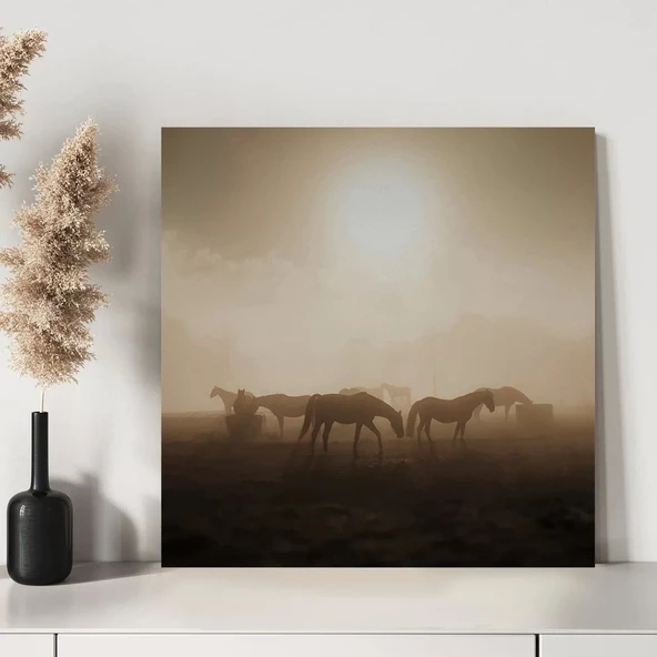 Serengeti Alacakaranlığı Kanvas Tablo - Resim 3