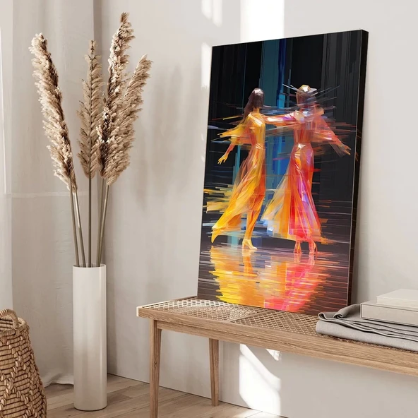 Hareketin Sanatı Kanvas Tablo - Resim 2