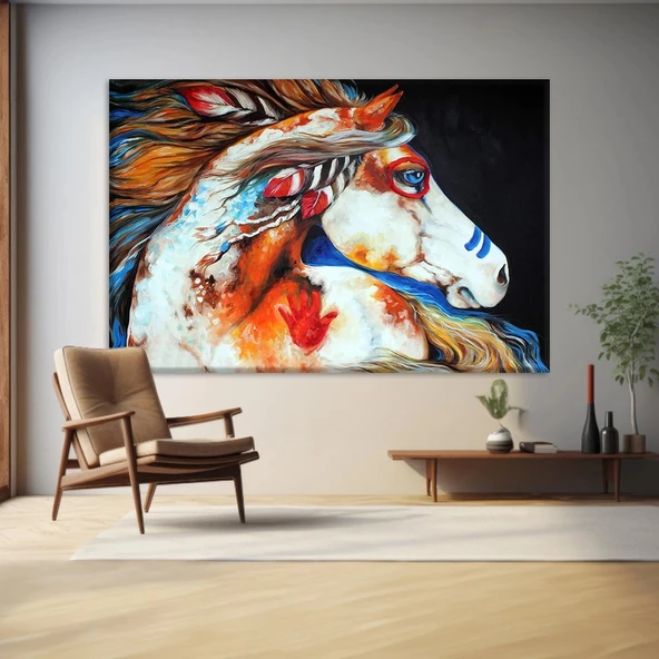 At Rönesansı Kanvas Tablo ürün görseli