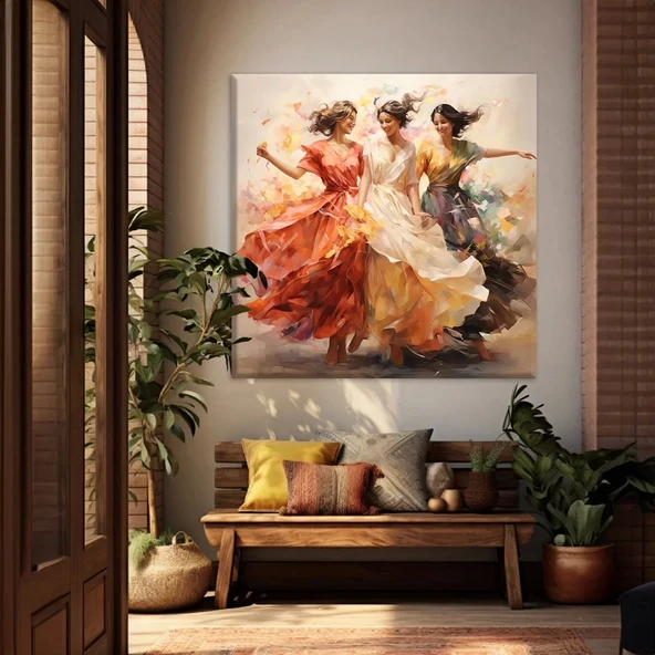 Flamenko Tutkusu Kanvas Tablo ürün görseli