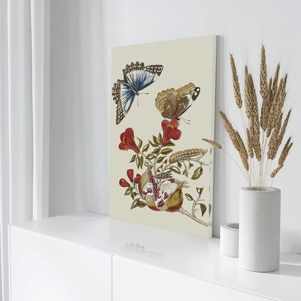 Uçan Kelebek Kanvas Tablo - Resim 3